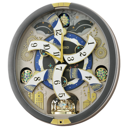 SeikoClocks Seiko Oriana Musical Wall Clock Temple Webster